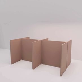 Skærmbås Nordic Light, 4 rum, 180x280 cm