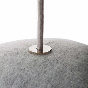 Akustiklampe Moon, Ø55 cm