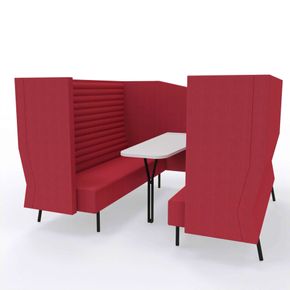 Møderum Wave høj ryg til 6 personer