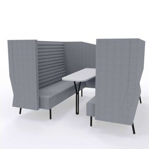 Møderum Wave høj ryg til 6 personer