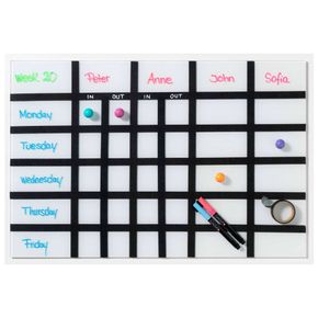 Tavletape til whiteboard, sort