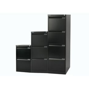 BISLEY hængemappeskab 3 skuffer, Antracit