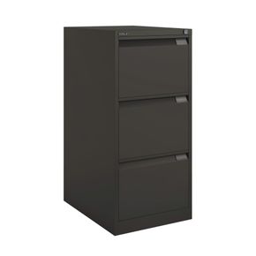 BISLEY hængemappeskab 3 skuffer, Antracit