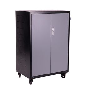 PC-Ladeskab med 20 rum, på hjul