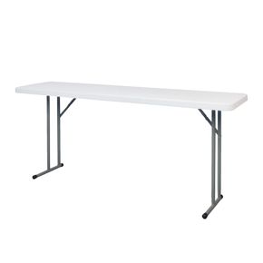Klapbord American Smalt 45x180 cm, hvid