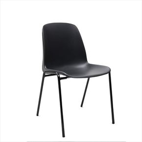 Stabelstol Oporto Xtra, sort