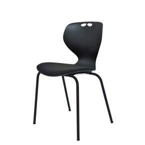 Kantinestol Oporto Mata m. polster/sort stel