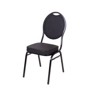 Banquet Classic Banketstol, sort PU