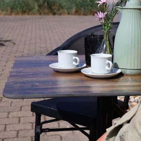 Cafebord Bellini 70x70 cm, m. vip, egelook