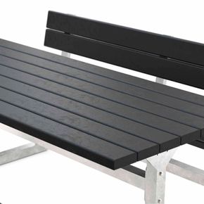 Bordbænkesæt Model 900 180 cm sort