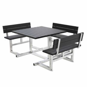 Bordbænkesæt Model 920 HC 216 cm sort