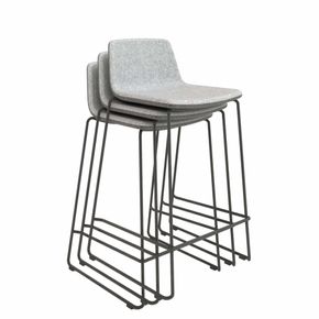 Counterstol Tango, sort metal stel