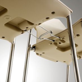 Aktiva stabelbar stol, u. armlæn