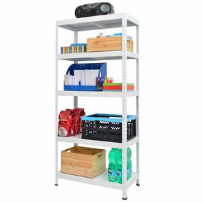 Multifix stålreol 40 x 90 x 180h cm