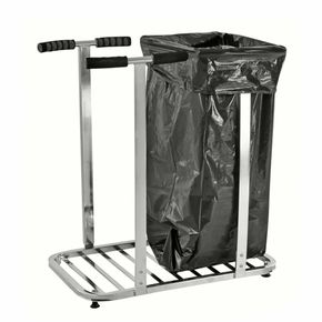 Affaldsvogn dobb, galv. Til 125 ltr. sæk