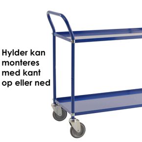 Bordvogn 3 hylder 48x108x94 cm, sort