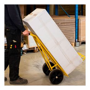 Sækkevogn, gul. 250 kg.