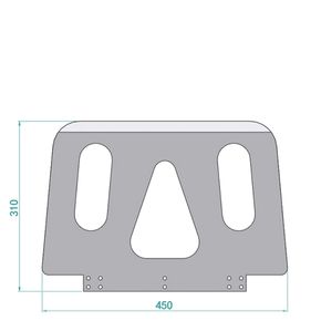 Skovlplade til Stairclimber El Trappesækkevogn