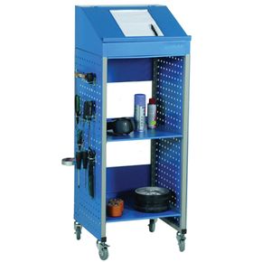 Skrivepult til værktøjsvogn Flex blå