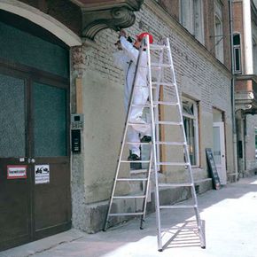 Wiener-stige 2x 8 trin, 2,4 m. Alu