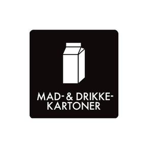 Pictogram 'MAD & DRIKKE KARTONER'