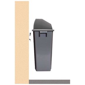 Vægbeslag til affaldsspande