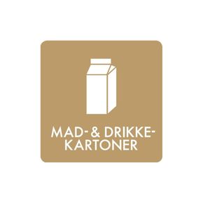 Pictogram 'MAD & DRIKKE KARTONER'