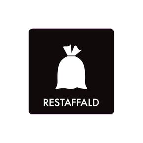 Pictogram udendørs 'RESTAFFALD'