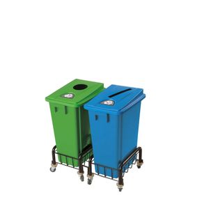 Trolley til affaldsspande