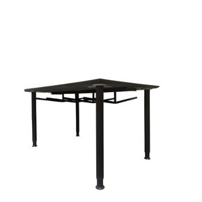 Bordsæt m. 4 stole og ophæng, antracit