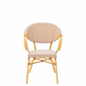 Cafe stol Ducale 2, Beige og brun