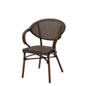 Cafe stol Ducale 1, Brun