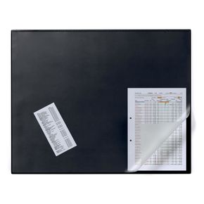 Skriveunderlag m. transparent dækplade