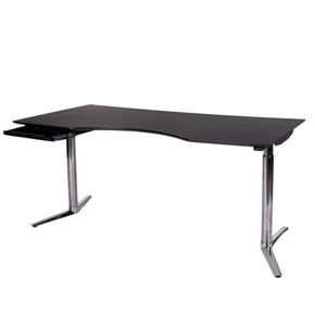 Demo Hæve sænkebord 90 x 180 cm - Switch Pro Krom m. skuffe