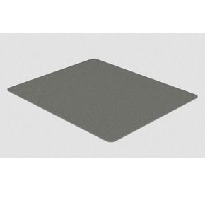 Stoleunderlag 108x128 cm, ash grey