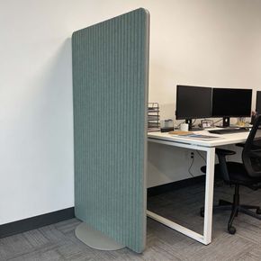 Fritstående PET-skillevæg Medium, mørkegrøn