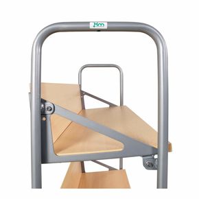 Arkivvogn 2 hylder 30x90x92h cm. Hvid