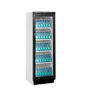 Display køleskab Tefcold CEV425 hvid/sort
