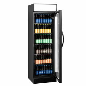 Display køleskab Tefcold CEV425CP sort