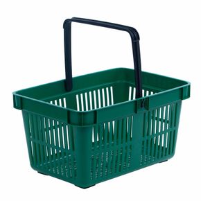 Indkøbskurv Great 27 liter, grøn