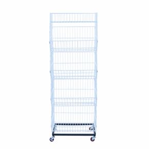 Stabelsælger lillebror V, hvidlakeret