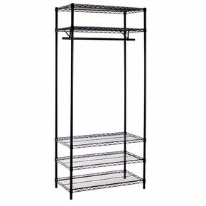 Trådreol Wirefix 46x122x200h. sort