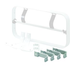 Beslag for væg til papirramme