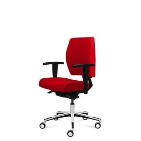 Kontorstol Magna lav ryg, blank