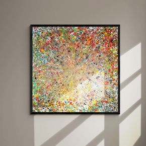 Akustik billede Nature Explosion #1 60x60 cm