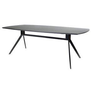 Mødebord Alpha 90/110x220, sort stel