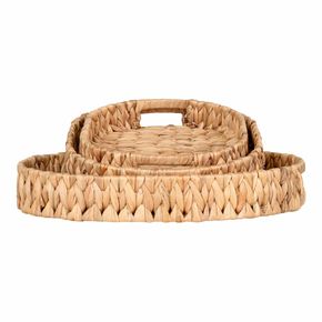 Bakker i vandhyacint sæt á 3 stk. natur