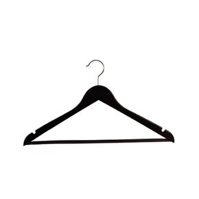 Træbøjle 45 cm, med buksestang