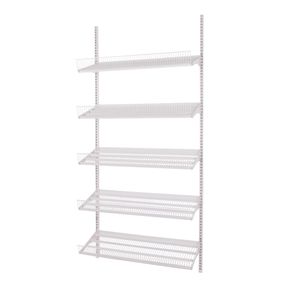 Vægfag CP25, 1 fag m. 5  trådhylder