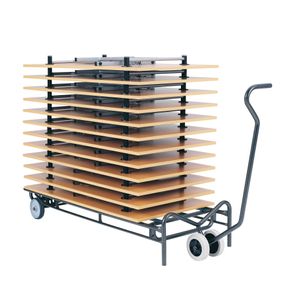 Klapbord Stabelfix Lux II 80x140, sort stel
